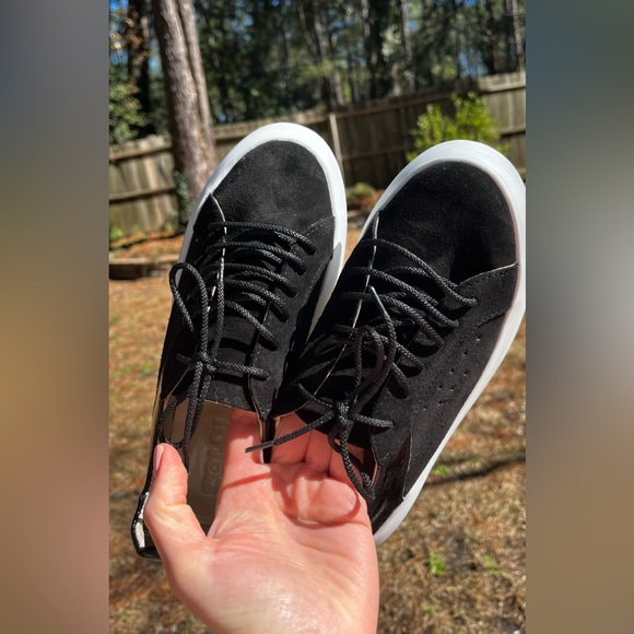 Women lace UP Platform Comfortable Casual Fashion Shoes Genuine Leatfer Travel🤍 - Picture 1 of 6